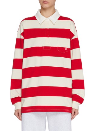 首图 - 点击放大 - CLOVE - Striped Rugby Shirt