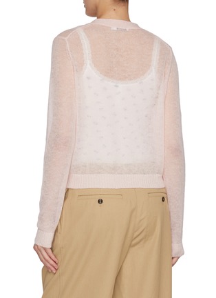 背面 - 点击放大 - CLOVE - Sheer Knit Cardigan