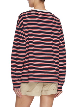 背面 - 点击放大 - CLOVE - Striped Long Sleeve T-shirt
