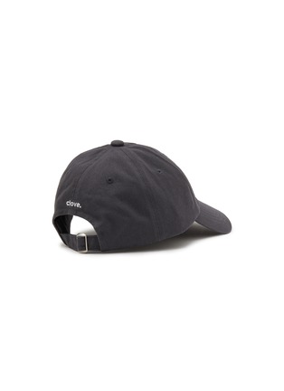 模特儿示范图 - 点击放大 - CLOVE - Embroidered Logo Cotton Twill Baseball Cap