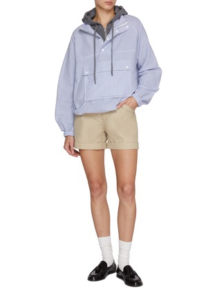 模特儿示范图 - 点击放大 - CLOVE - Half Zip Anorak Jacket