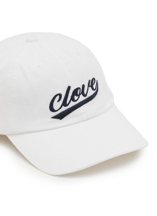细节 - 点击放大 - CLOVE - Embroidered Logo Cotton Twill Baseball Cap