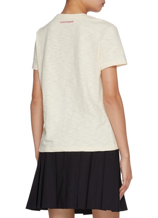 背面 - 点击放大 - CLOVE - Yacht Club Graphic Print Cotton T-Shirt