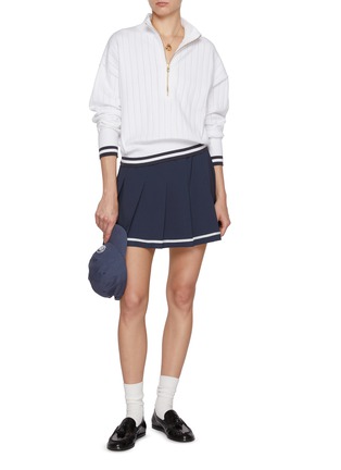 模特儿示范图 - 点击放大 - VARLEY - Aliyah Half Zip Knit