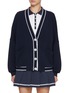 首图 - 点击放大 - VARLEY - Decker Striped Trim Cardigan