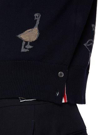  - THOM BROWNE - 小鹅提花针织衫