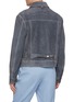背面 - 点击放大 - THOM BROWNE - Contrast Stitching Suede Utility Jacket
