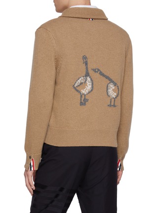 背面 - 点击放大 - THOM BROWNE - Geese Intarsia Wool Sweater