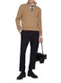 模特儿示范图 - 点击放大 - THOM BROWNE - Geese Intarsia Wool Sweater