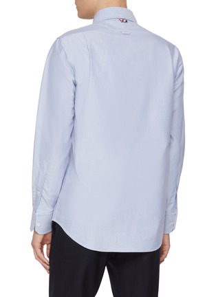背面 - 点击放大 - THOM BROWNE - Goose Habitat Embroidered Cotton Oxford Shirt