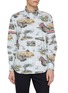 首图 - 点击放大 - THOM BROWNE - Scenic Geese Print Armband Cotton Shirt
