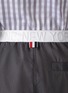  - THOM BROWNE - LOGO 饰边短裤