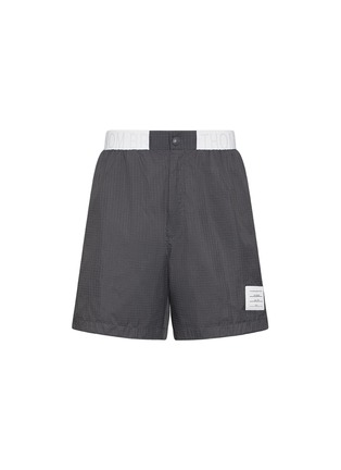 首图 - 点击放大 首图 - 点击放大 - THOM BROWNE - LOGO 饰边短裤