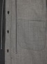  - THOM BROWNE - Funmix Hooded Wool Shirt