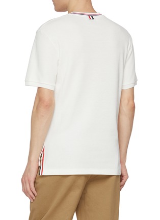 背面 - 点击放大 - THOM BROWNE - Cotton Waffle T-shirt
