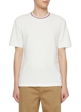 首图 - 点击放大 - THOM BROWNE - Cotton Waffle T-shirt