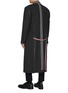 背面 - 点击放大 - THOM BROWNE - Deconstructed Raw Seam Wool Coat