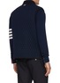 背面 - 点击放大 - THOM BROWNE - 绗缝混羊毛纽扣背心
