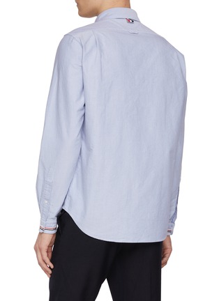 背面 - 点击放大 - THOM BROWNE - Round Collar Cotton Oxford Shirt