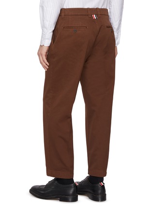 背面 - 点击放大 - THOM BROWNE - Straight Leg Cotton Chinos