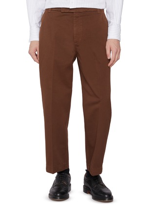首图 - 点击放大 - THOM BROWNE - Straight Leg Cotton Chinos