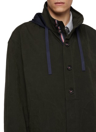  - THOM BROWNE - 抽绳饰纽扣夹克