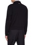 背面 - 点击放大 - THOM BROWNE - 四条纹针织开衫