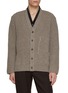 首图 - 点击放大 - MAISON MARGIELA - Frayed Stitch Wool Cotton Knit Cardigan