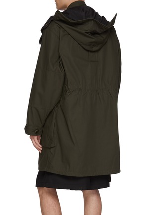 背面 - 点击放大 - MAISON MARGIELA - Hooded Cotton Blend Twill Sports Parka Coat