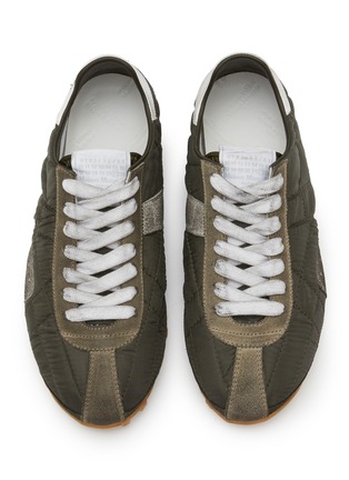 细节 - 点击放大 - MAISON MARGIELA - 女款 SPRINTERS 拼接运动鞋