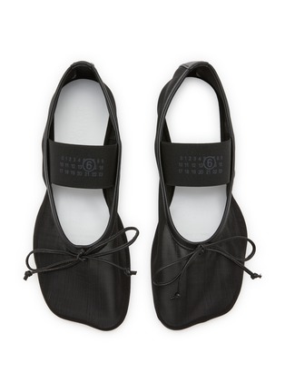 细节 - 点击放大 - MM6 MAISON MARGIELA - Elastic Logo Band Mesh Flats