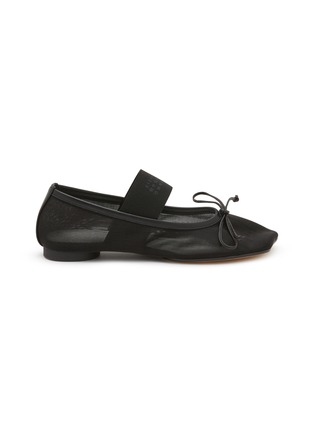首图 - 点击放大 - MM6 MAISON MARGIELA - Elastic Logo Band Mesh Flats
