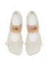 细节 - 点击放大 - MM6 MAISON MARGIELA - Elastic Logo Band Mesh Flats