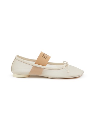 首图 - 点击放大 - MM6 MAISON MARGIELA - Elastic Logo Band Mesh Flats