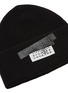 细节 - 点击放大 - MM6 MAISON MARGIELA - LOGO 饰针织帽