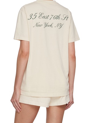 背面 - 点击放大 - SPORTY & RICH - X The Carlyle Cotton Souvenir T-Shirt