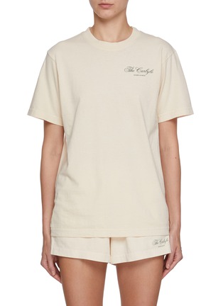 首图 - 点击放大 - SPORTY & RICH - X The Carlyle Cotton Souvenir T-Shirt