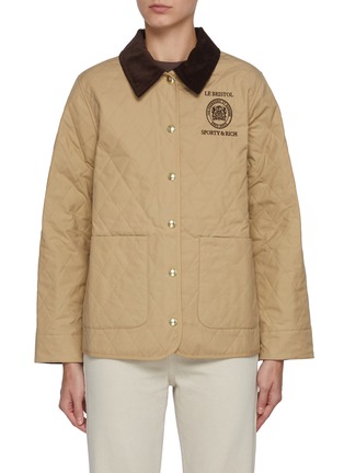 首图 - 点击放大 - SPORTY & RICH - Crest Seal 100th Quilted Jacket