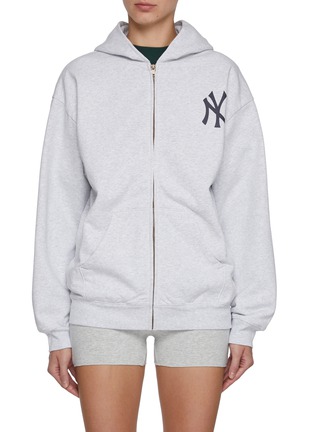 首图 - 点击放大 - SPORTY & RICH - Yankees Serif Zip Up Hoodie