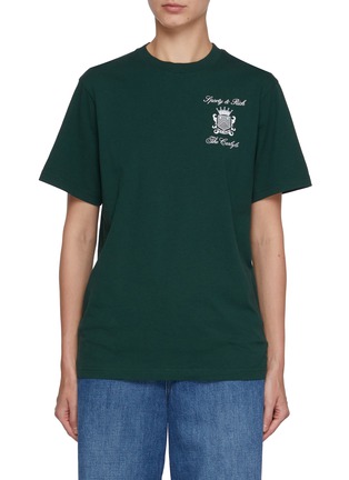 首图 - 点击放大 - SPORTY & RICH - X The Carlyle Crest Cotton T-Shirt