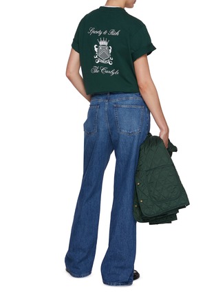模特儿示范图 - 点击放大 - SPORTY & RICH - X The Carlyle Crest Cotton T-Shirt