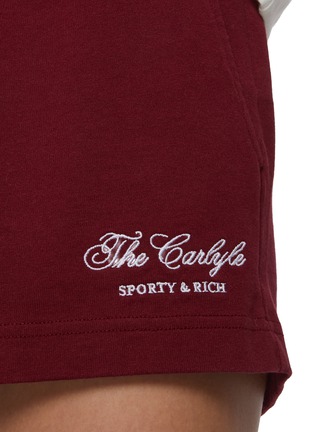 - SPORTY & RICH - x The Carlyle Script Disco Shorts