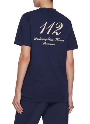 背面 - 点击放大 - SPORTY & RICH - X Le Bristol Paris Faubourg Cotton T-Shirt