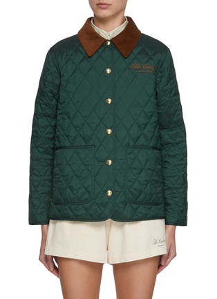 首图 - 点击放大 - SPORTY & RICH - The Carlyle Script Quilted Jacket