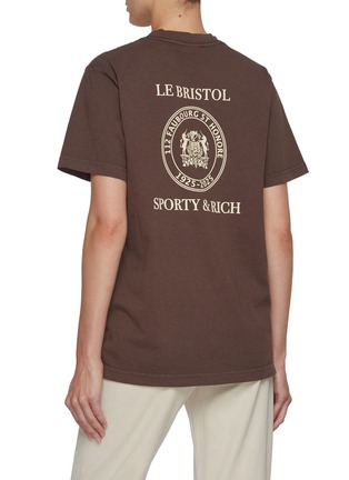 背面 - 点击放大 - SPORTY & RICH - Crest Seal 100th T-shirt
