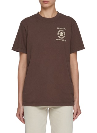 首图 - 点击放大 - SPORTY & RICH - Crest Seal 100th T-shirt