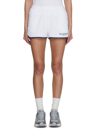 首图 - 点击放大 - SPORTY & RICH - x Hotel Du Cap Cursive Terry Shorts