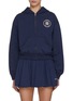 首图 - 点击放大 - SPORTY & RICH - Bristol Crest 100th Cropped Zip Up Hoodie