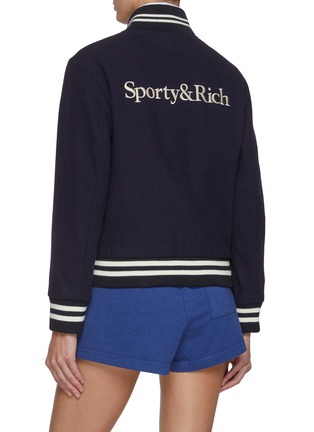 背面 - 点击放大 - SPORTY & RICH - Yankees Serif Varsity Jacket