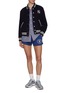 模特儿示范图 - 点击放大 - SPORTY & RICH - Yankees Serif Varsity Jacket